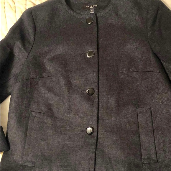 Talbots Linen Jacket - Picture 3 of 8